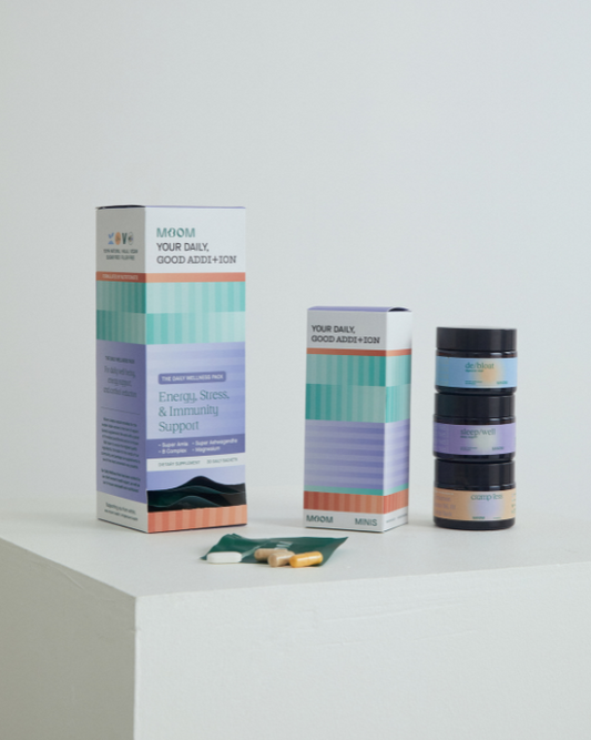 Moom x GA Mini Trio + Daily Wellness Pack + PPE Bag Bundle