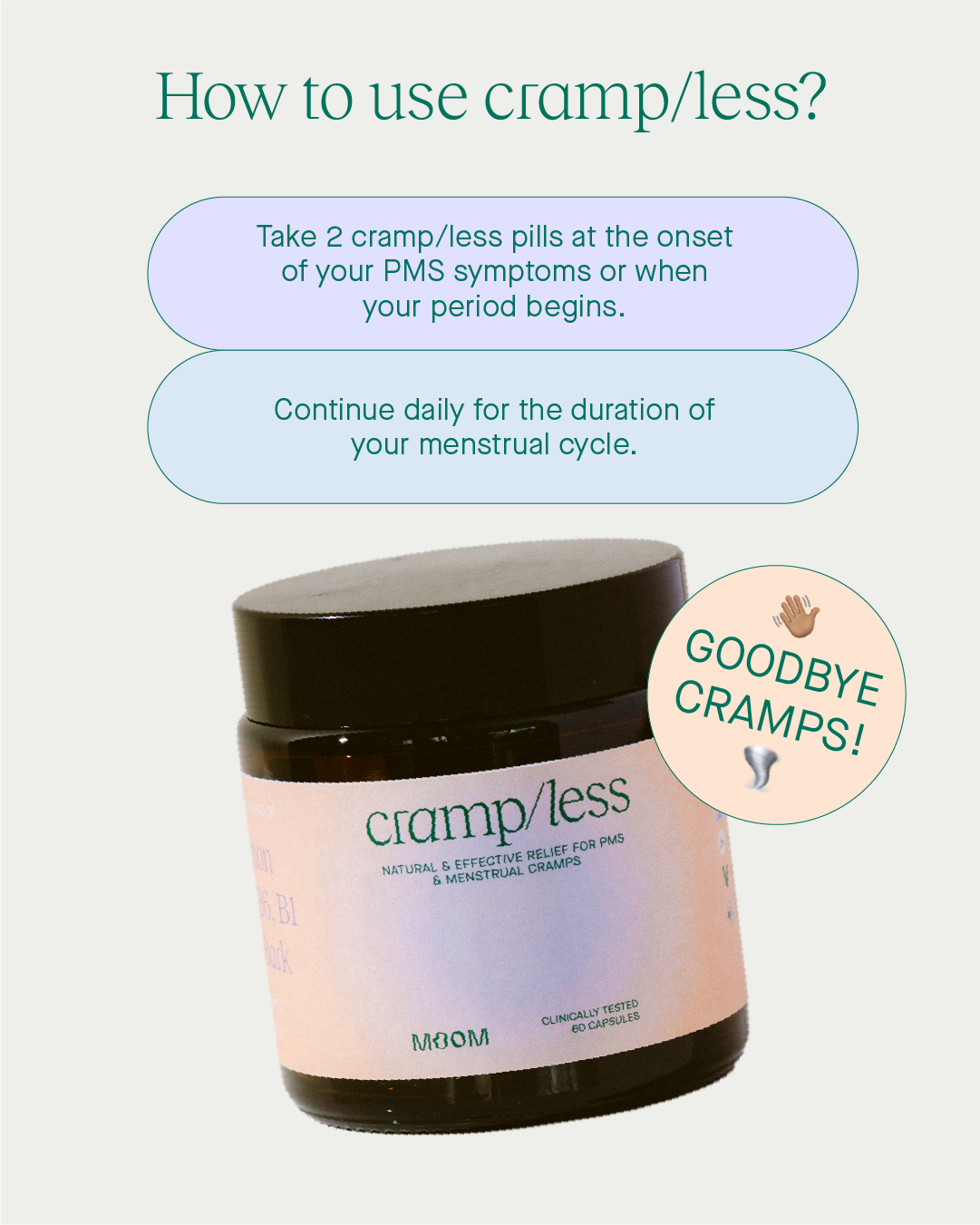 cramp/less